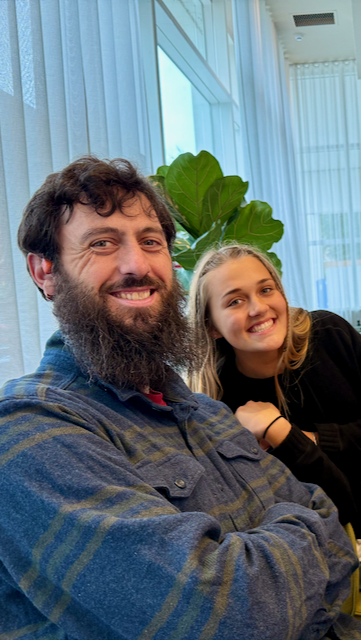 Alex made it into town and Had a good time catching up with Perrin