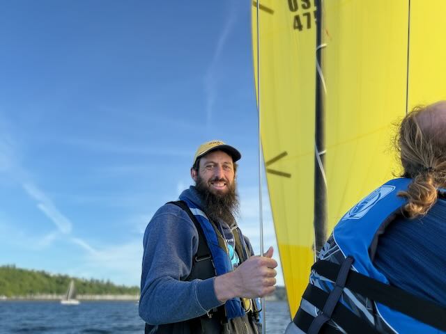 Alex running the bow on Corvo