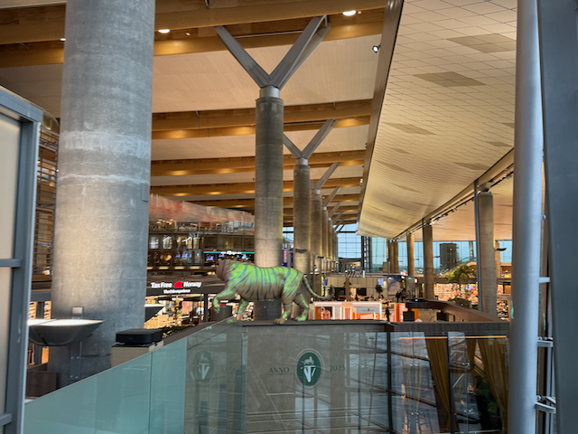 But the airport was Beautiful