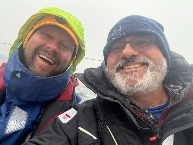 Dan and Dan love to sail!