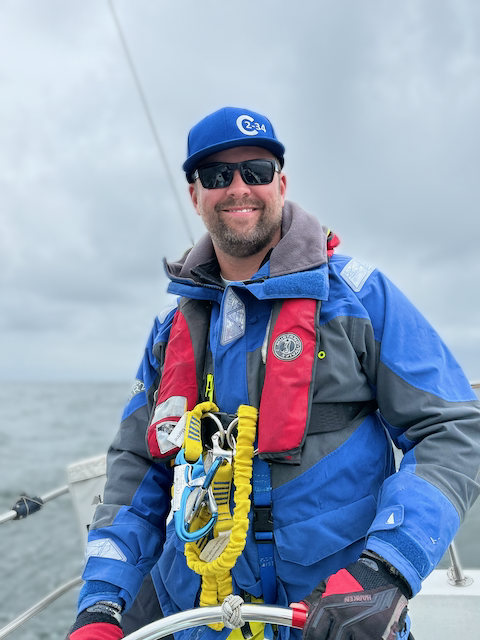 Dan looking very proud of all of the work that we have done to get here.