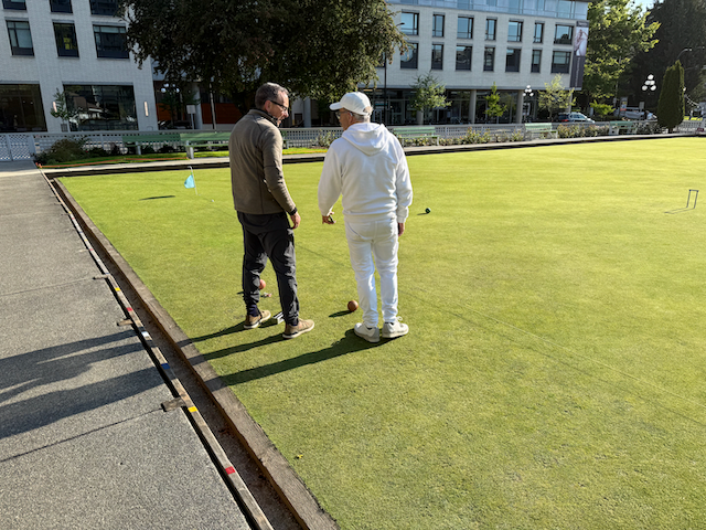 Doug learns some of the finer aspects of Croquett