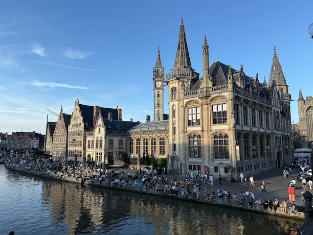 Ghent was a pretty city and was an important Medieval center.