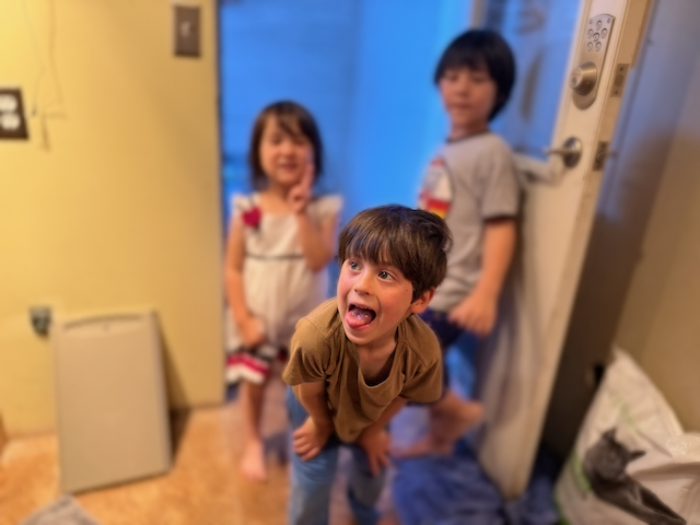 Even Freya got into the mix of brewing beer.