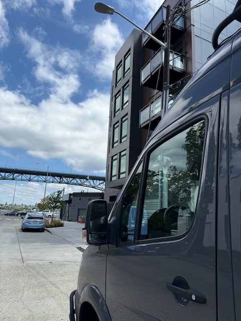 On the third Alex moved out of the house, and into his own apartment. It is an eight minute walk to the boat house that herows at, and a 16 minute bike ride to work. On the 4th he had his first Gatherine there as a bunch of friends came over to watch the fireworks.