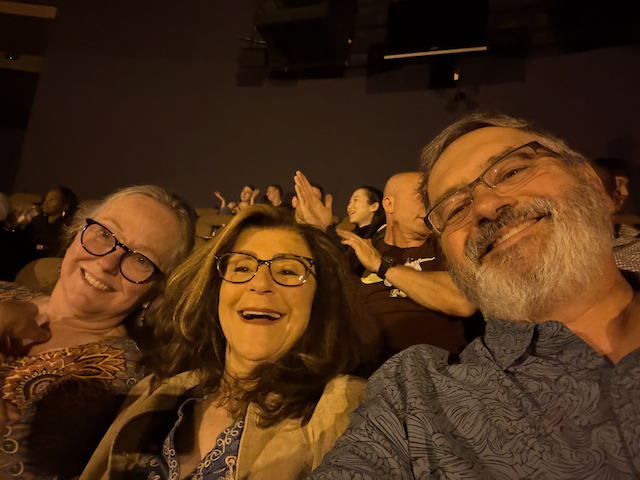 Catherine, Amy and I (Along with Curt) went to see "The Empire Strips Back" A Burlesque Parody. It was quite good.