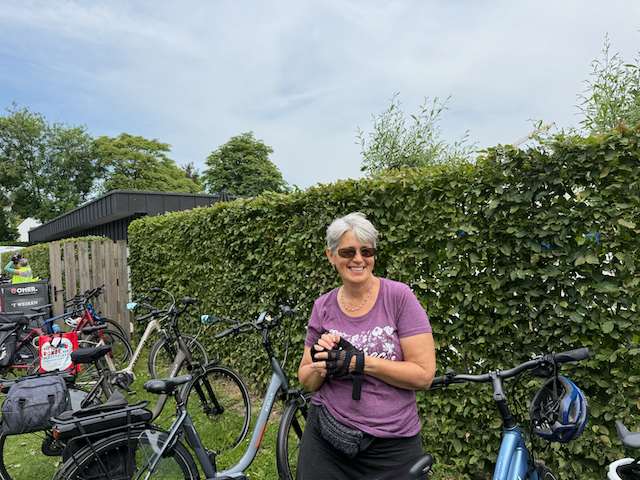My Sister Sue taking a break