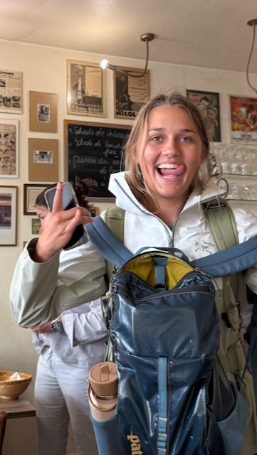 Perrin Showed rolled into town while we were eating Lunch and joined us for the rest of the day.