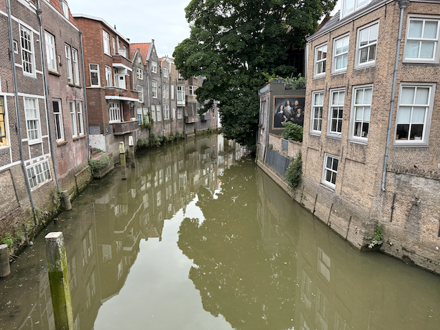 Reflection in the canal in Dordrecht