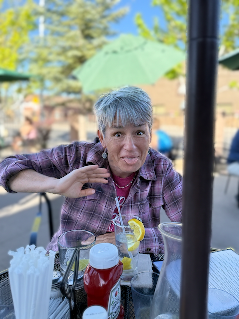 Sue being Silliy in FlagStaff