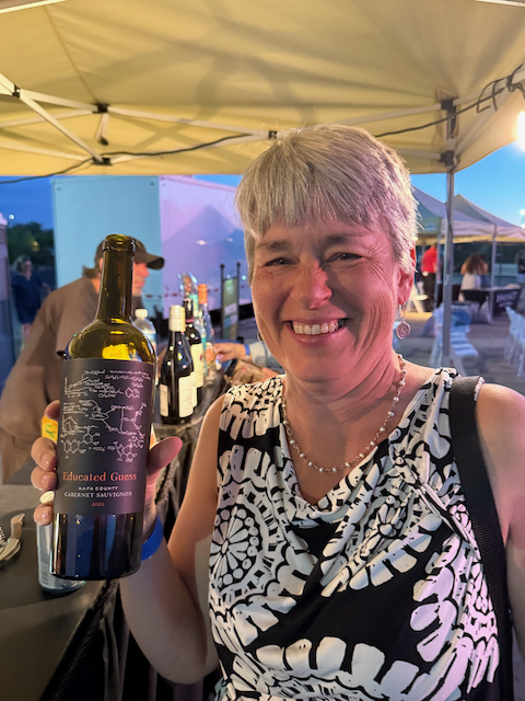 Sue made and educated guess about what kind of wine I would like.