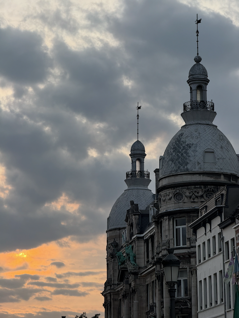 Sunset in Antwerp
