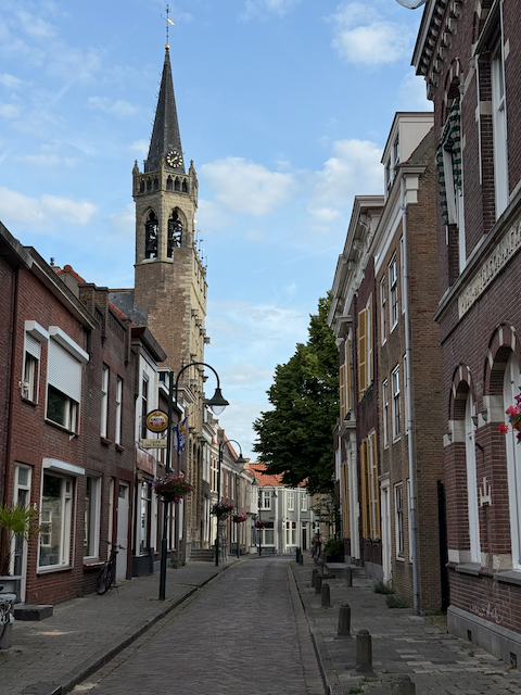 The Church steeple in Tholen