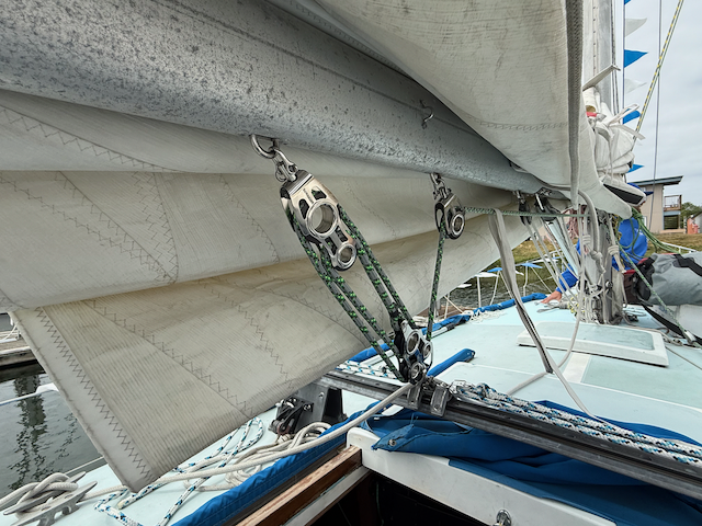 The new mainsheet configuration