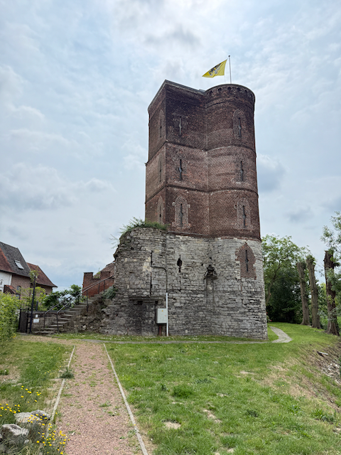 This is the tower that Mercator was imprisoned in for his heratetical maps